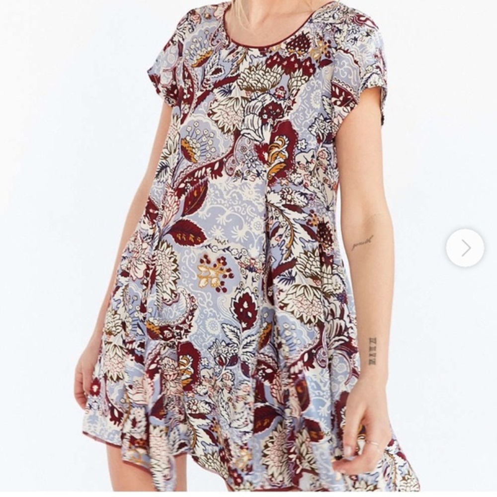 Silence + Noise blue shift dress